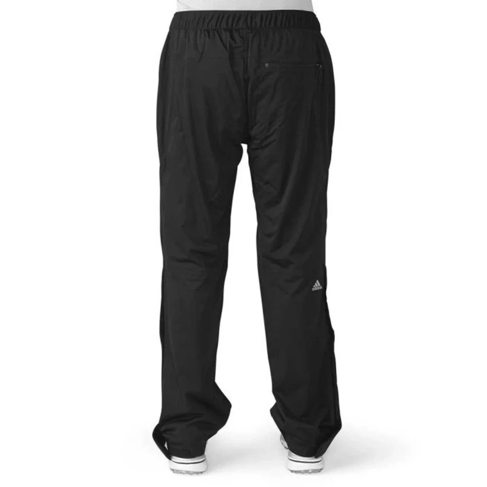 ADIDAS ClimaProof Advance Rain Pants Windbreaker Track Golf Hiking Black 2XL